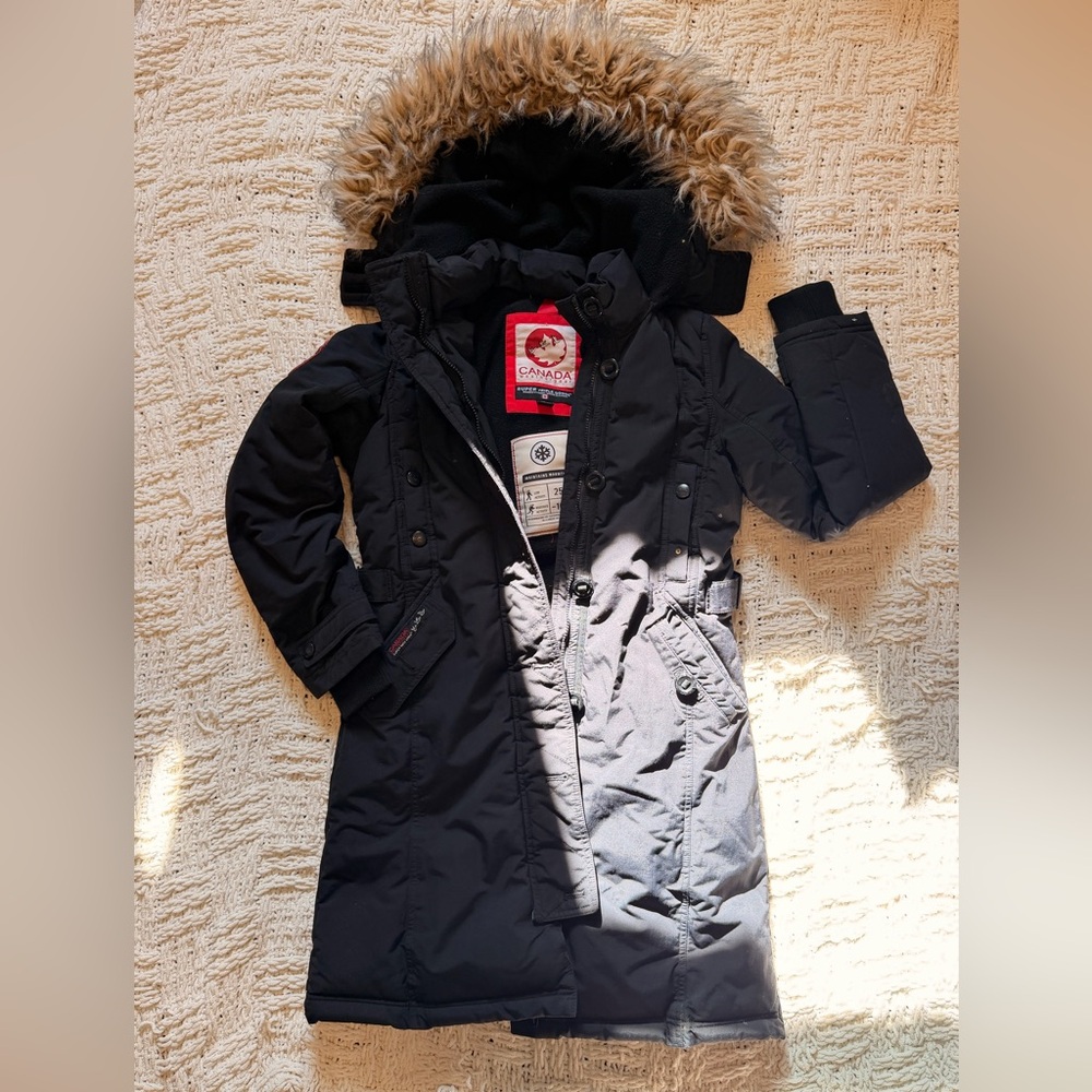 Canada Goose Black Weathergear Jacket Super Triple Goose Coat